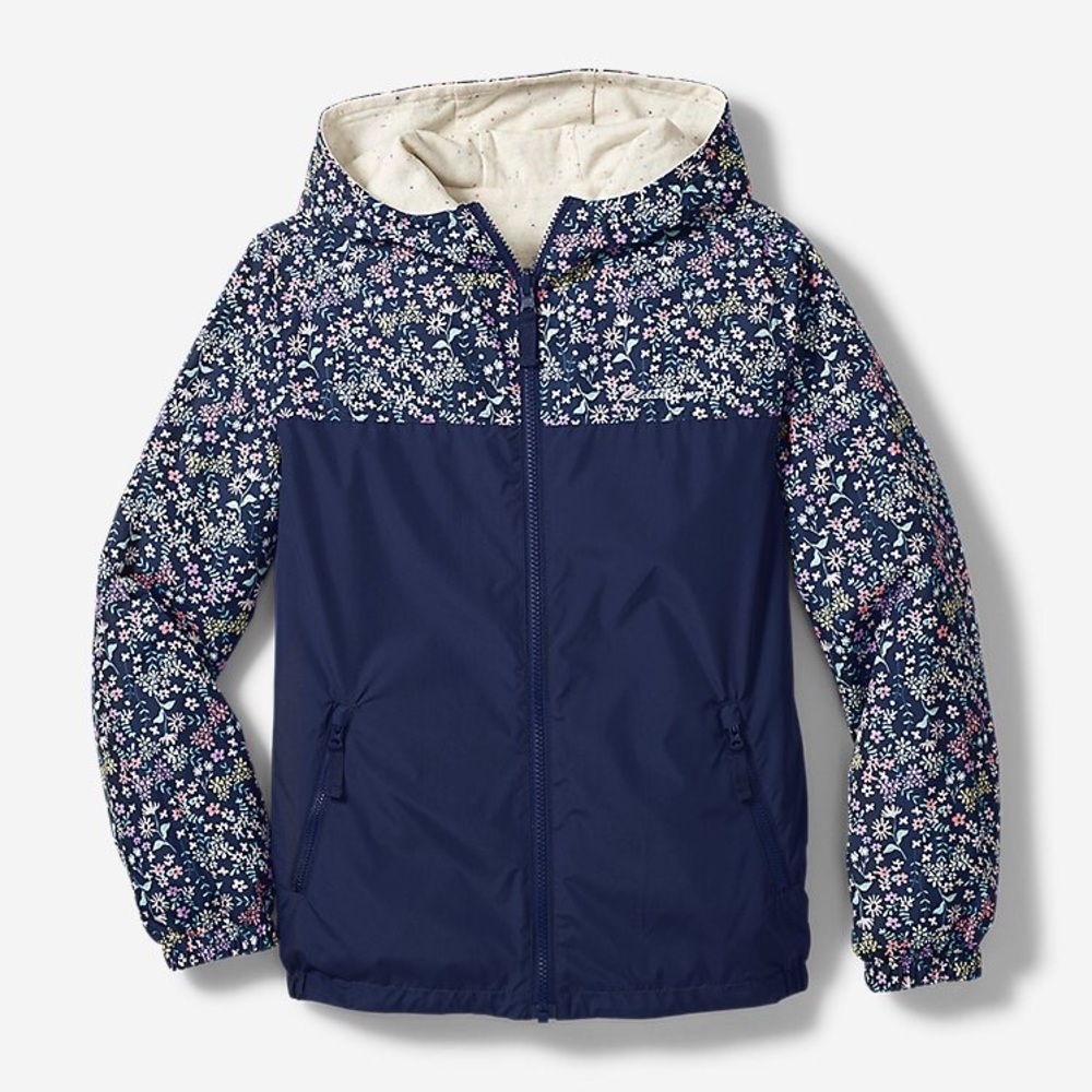 NWT Eddie Bauer Windy Ridge Reverse Hooded Jacket
